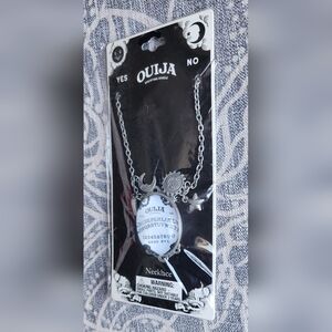 OUJIA Mystical Oracle Necklace 12 inch Silvertone Halloween Cosplay & NEveryday!